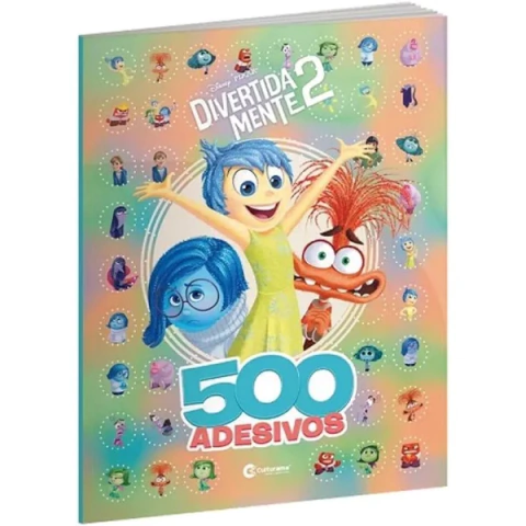 Livro colorir 500 adesivos divertidamente