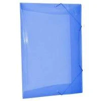 Pasta com elastico A4 oficio azul - Dac