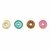 Kit 4 Borrachas Donut Holic - Tris na internet
