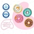 Kit 4 Borrachas Donut Holic - Tris - comprar online