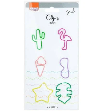 Kit com 6 clips Enjoy - Brw