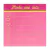 Post It Bloco de Notas Adesivas Pink Vibes Pautado - Leonora