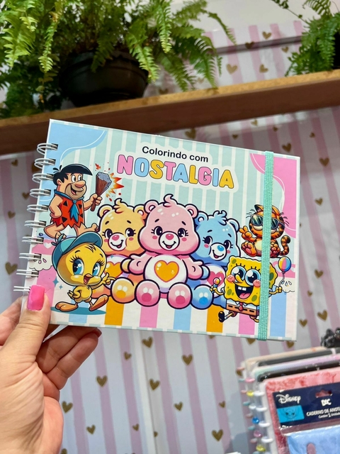 Livro de colorir Nostalgia - comprar online