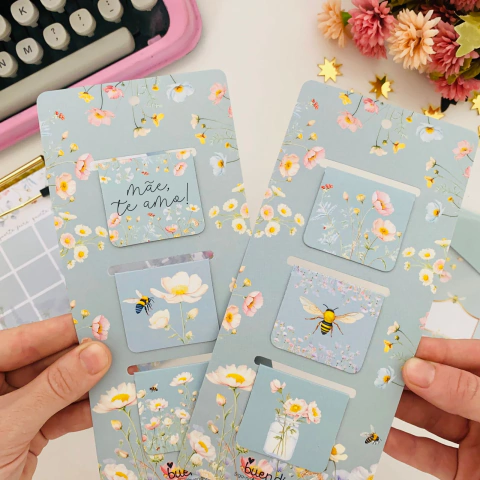 Kit 3 Marcadores de Pagina Magneticos - Abelha Rainha - comprar online