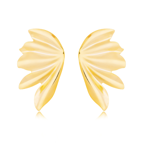 Brinco Asa Borboleta Dourado 18k Ou Prateado 925