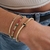 Pulseira riviera colorida quadrada - comprar online