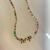 Choker riviera colorida com 2 letras soldadas - loja online