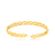 Bracelete torcido amassado