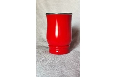 Kit Cuia de Alumínio colorida + Bomba lisa achatada 19cm - Chimaré: tudo para chimarrão e tereré