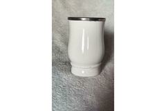 Kit Cuia de Alumínio colorida + Bomba lisa achatada 19cm - comprar online