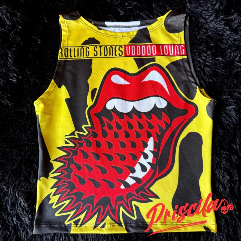 MUSCULOSA VOODOO LOUNGE FONDO AMARILLO - comprar online