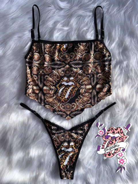 TOP MARIA STONES-VERSACE CON LESS EN V - comprar online