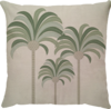 Capa de Almofada em Linho Trio de Coqueiros Verde
