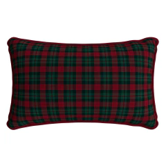 Capa de Almofada Retangular Natal em Veludo Feliz Natal com Cordão - Le Fran Home Decor 