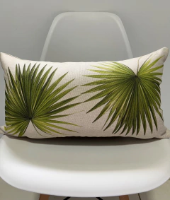 Capa de Almofada Retangular Linho Livistonia