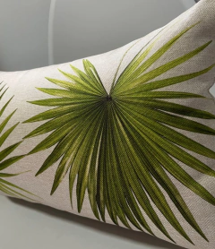 Capa de Almofada Retangular Linho Livistonia - comprar online