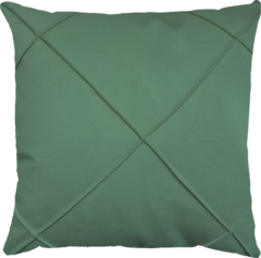 Capa de Almofada Drapeada Verde Menta
