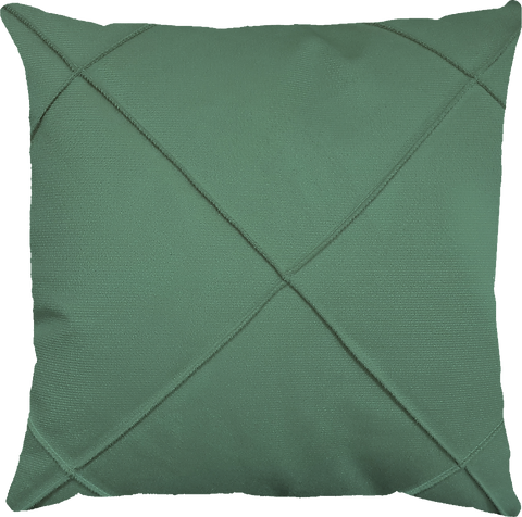 Capa de Almofada Drapeada Verde Menta