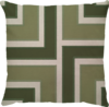 Capa de Almofada em Linho Faixas Verde
