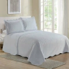 Kit Colcha Damask Branca Solteiro 2 Peças