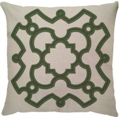 Capa de Almofada em Linho Frame Verde