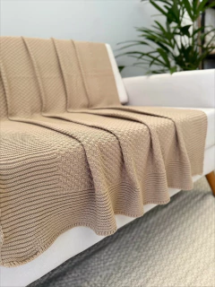 Manta em Tricot Mattone Castor 1.80x0.90 na internet