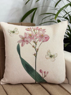 kit 5 Capas de Almofadas Linho Lar em Flor - Le Fran Home Decor 