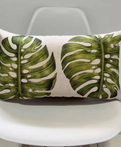 Capa de Almofada Retangular Linho Costela de Adão