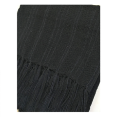 Manta Decorativa de Algodão Preta - comprar online
