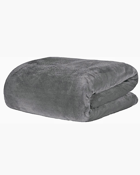 Cobertor Lumini King Toque de Seda Cinza - comprar online