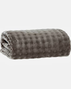 Cobertor Charme King Toque de Seda Taupe (marrom) - comprar online