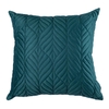 Capa de Almofada Bordada Folhas Verde