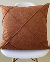 Capa de Almofada Drapeada Boucle Terracota