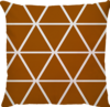 Capa de Almofada em Sarja Delta Terracota