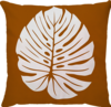 Capa de Almofada em Sarja Costela Terracota