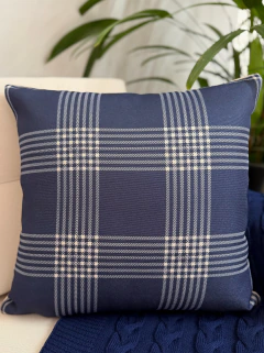 kit 4 Capas de Almofadas Linho Cottage Azul - loja online