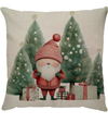 Capa de Almofada Linho Papai Noel