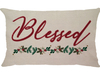 Capa de Almofada Linho Blessed Natal