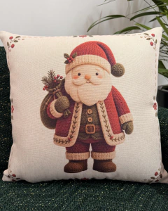 Kit 4 Capas de Almofadas Linho Natal com Afeto - Le Fran Home Decor 