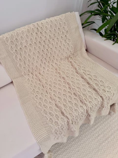Manta em Tricot Bossa Natural 1.80x0.90 na internet