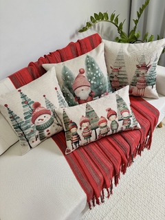 Kit 4 Capas de Almofadas Linho Contos de Natal 2 - comprar online
