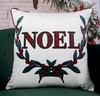 Capa de Almofada Noel Xadrez com Cordone 50x50