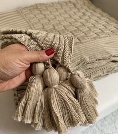 Manta em Tricot Diamond com Tassel Castor 1.80x0.90 na internet