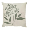 Capa de Almofada Suede Bouquet Verde e Bege