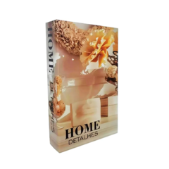 Kit 3 Caixa Livro Decorativo Porta Objetos Home Decor Moderno na internet