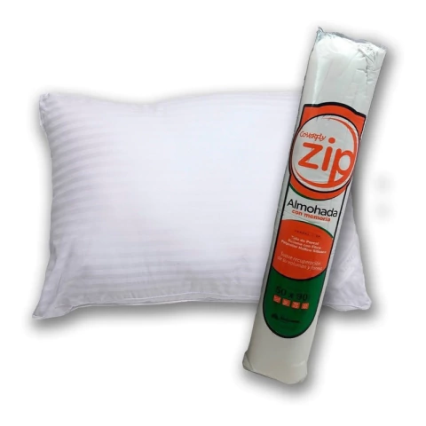 Almohada Inteligente Zip Coverfly 50 X 90 Cama King Hotelera