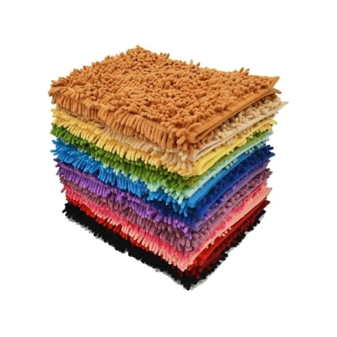 Alfombra Shaggy Base Antideslizante Super Suave Colores