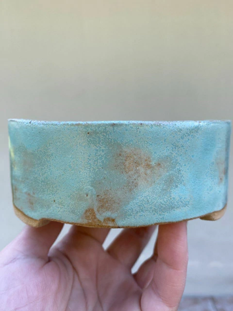 Vaso Bonsai Cerâmica Artesanal 12,5x5,5 cm