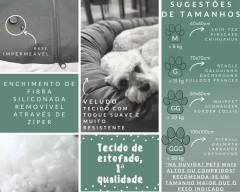 Cama Nuvem Veludo Avelã - comprar online