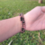 Pulseira Esfera 6 mm de Rodonita - Equilíbrio Emocional - comprar online